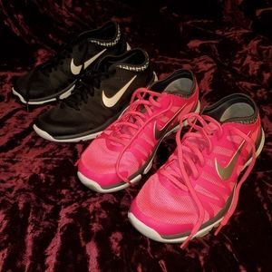 2 pairs Nike running shoes